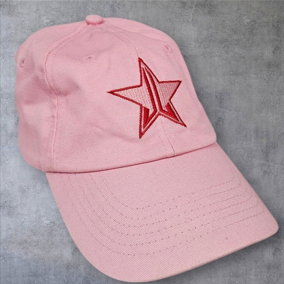 Jeffree Star Cosmetics Pink Dad Hat Baseball Cap‎ Limited Edition - Picture 1 of 9